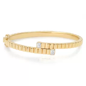 14K YG Cushion Cut Diamond Aura Bracelet