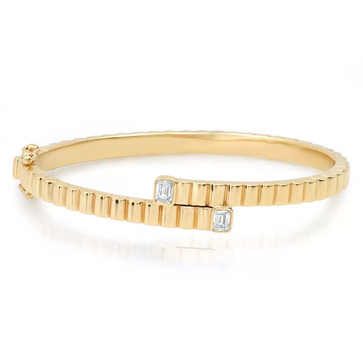 14K YG Cushion Cut Diamond Aura Bracelet