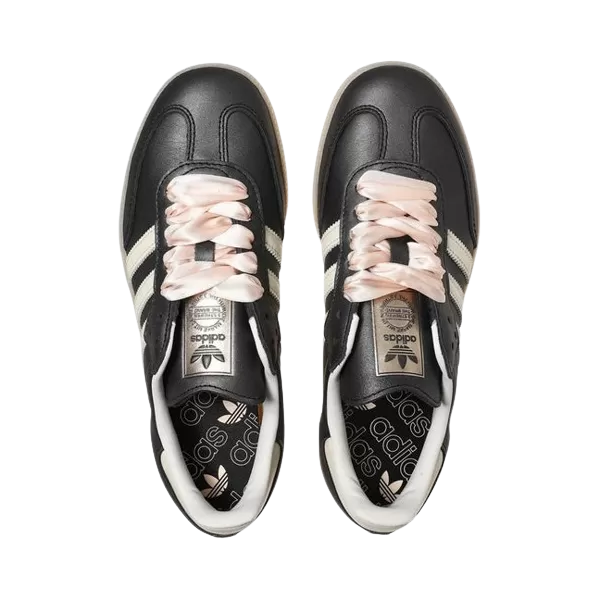 Adidas Samba OG Black Pink Ribbon Laces