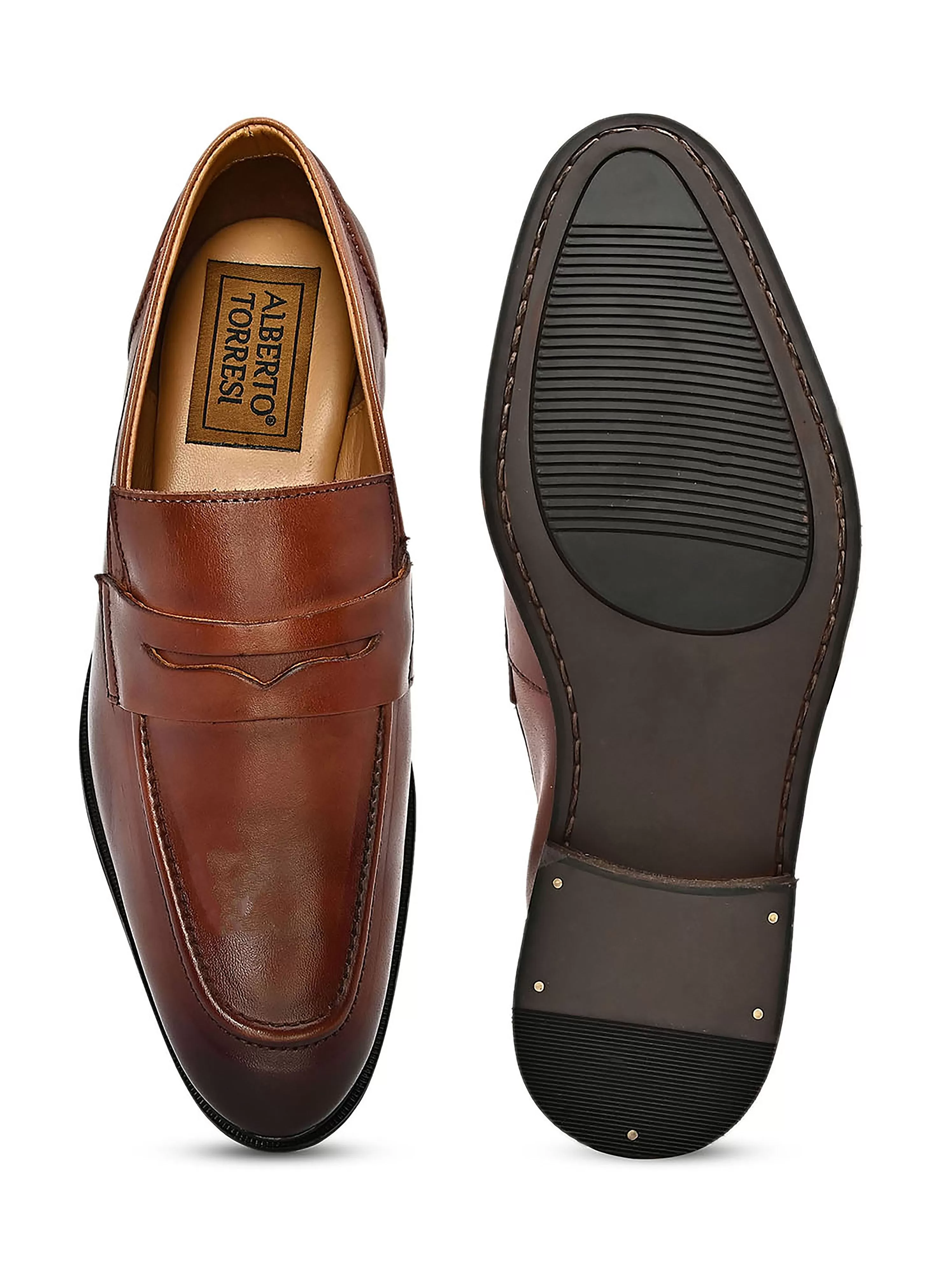 Alberto Torresi  Bristol Tan Formal Slipon