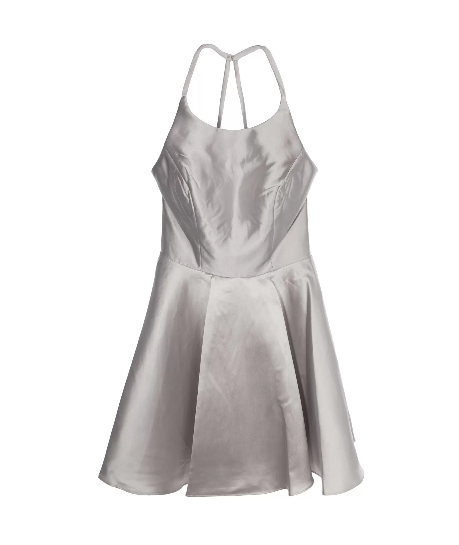 Alyce Women Cross Back Dress Silver