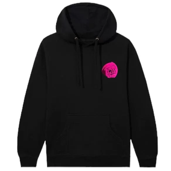 Anti Social Social Club Bullseye Hoodie (Black/Pink)