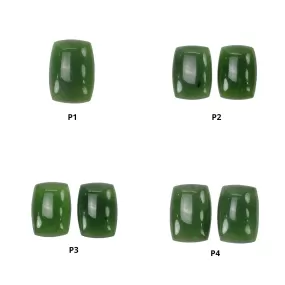 ANTIGORITE SERPENTINE Gemstone Cabochon : Natural Untreated Serpentine Cushion Shape Cabochon 1pcs & Pair