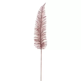 Atmosphera 75cm Glitter Fern Branch Pink