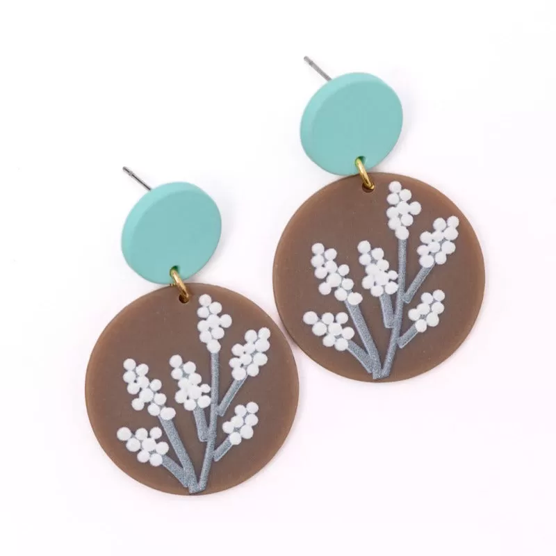 Babies Breath Dangle Earrings