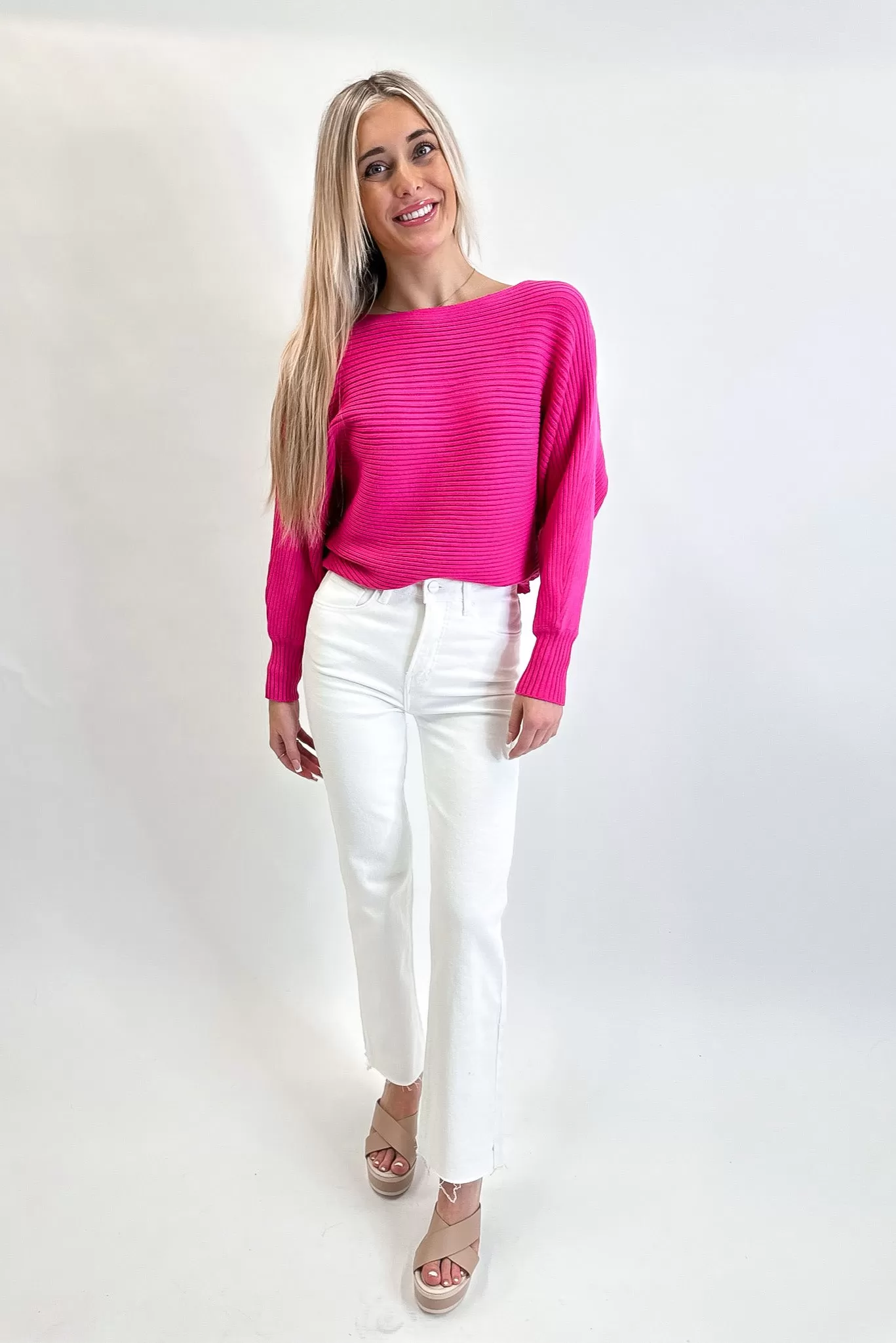 Be Mine Sweater Pink- FINAL SALE