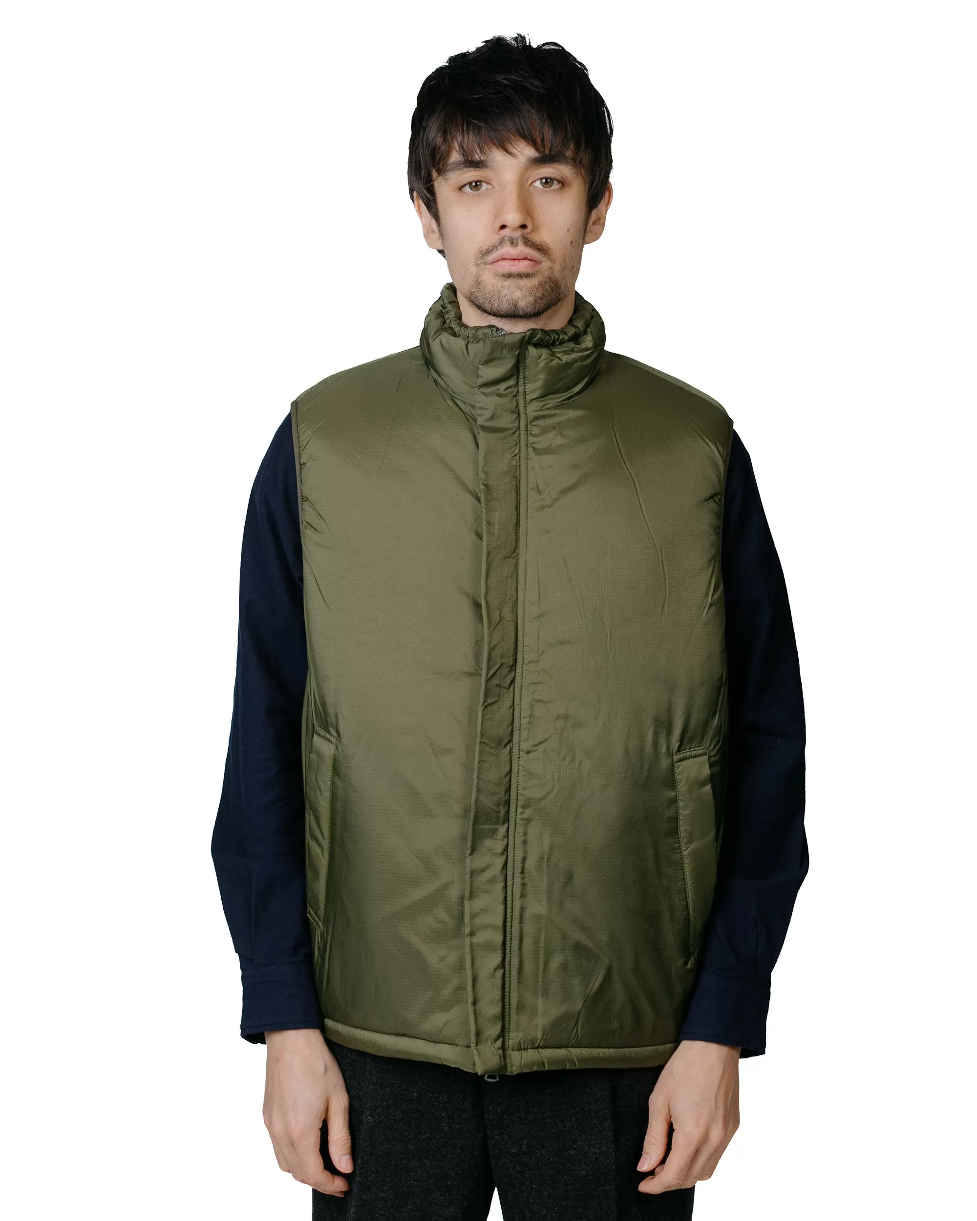 Beams Plus MIL Puff Vest Nylon Ripstop Olive