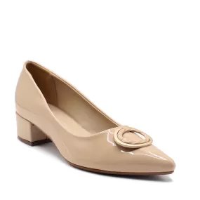 Beige Formal Court Shoes 085469