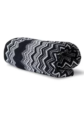 Black/ White Chevron Beach Towel