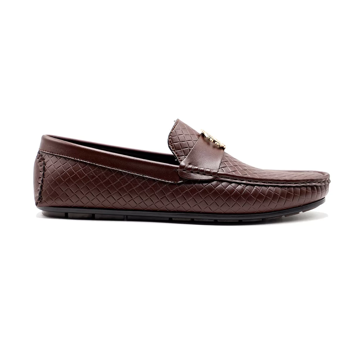 Brown Casual Slip On  165137