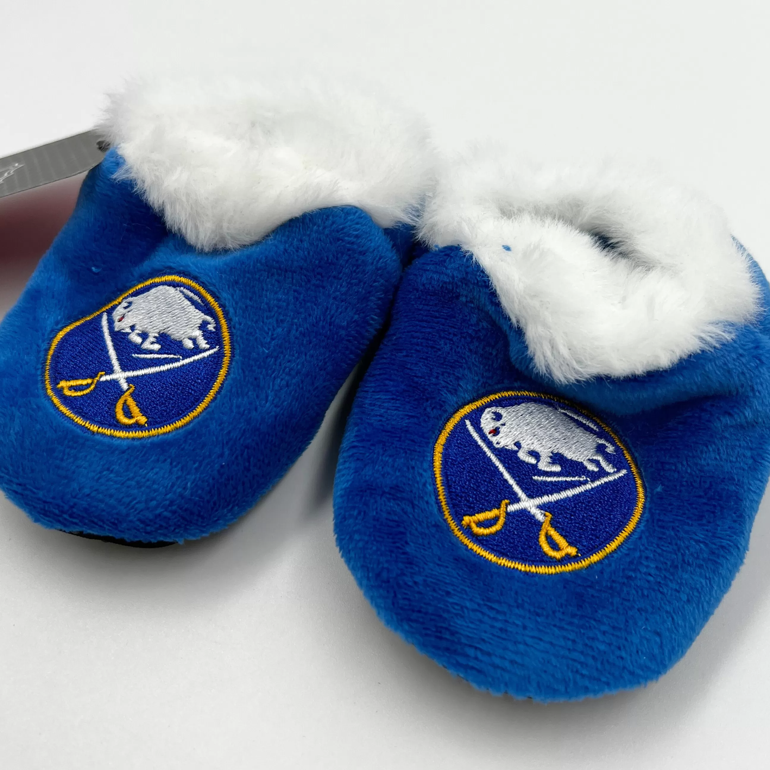 Buffalo Sabres Royal Blue Baby Bootie Slippers