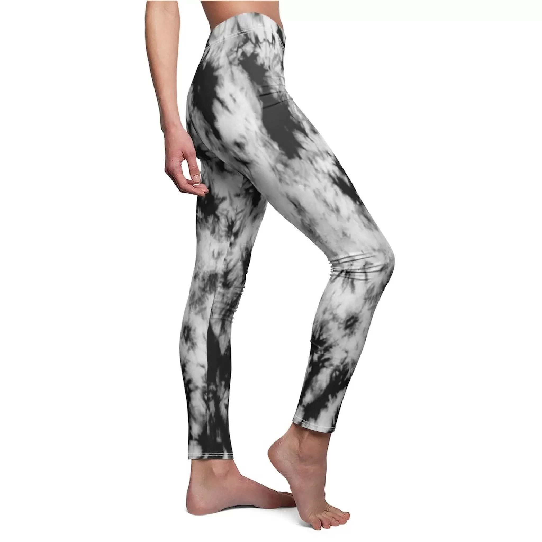 Bynelo Tie Dye Grungy Women's Casual Leggings