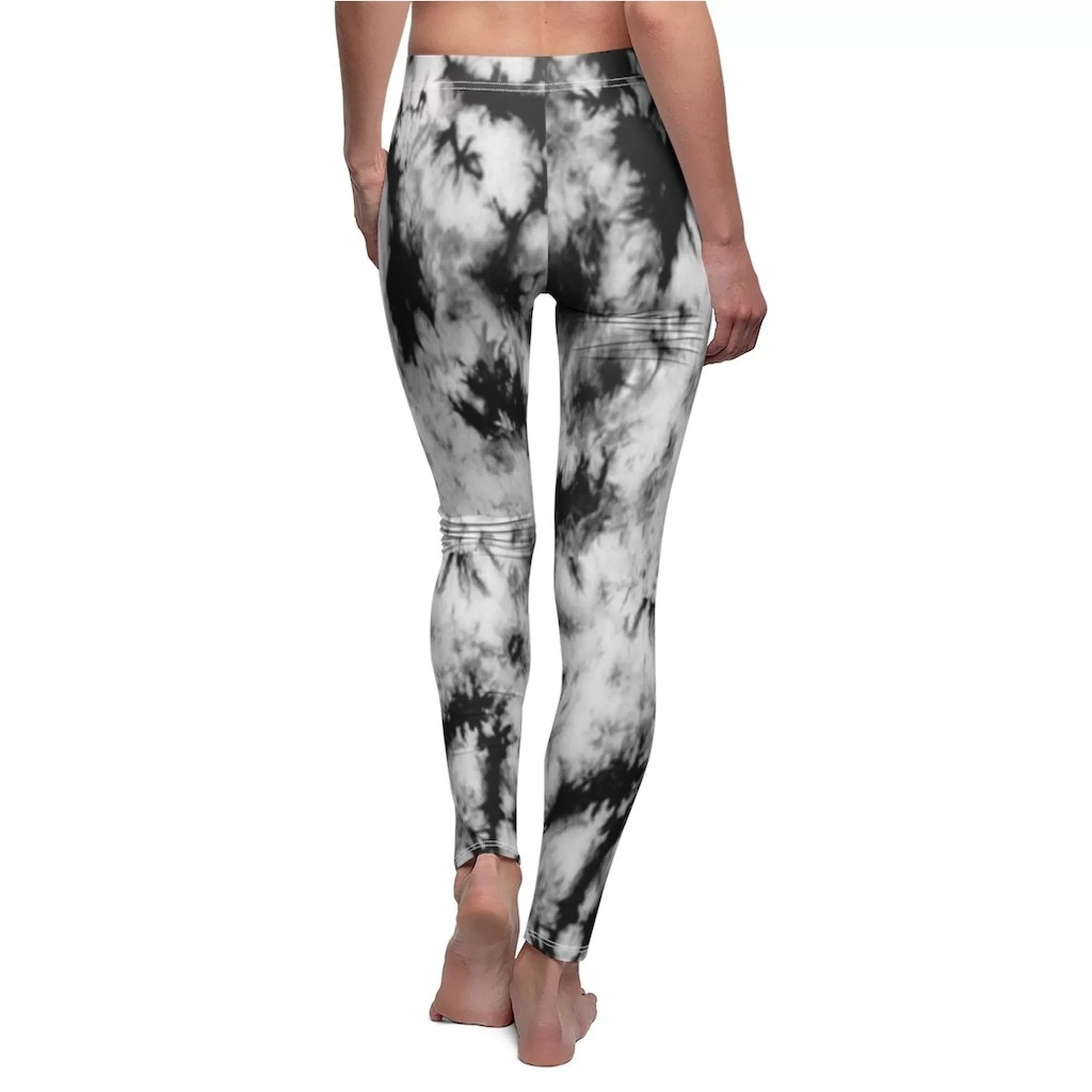 Bynelo Tie Dye Grungy Women's Casual Leggings