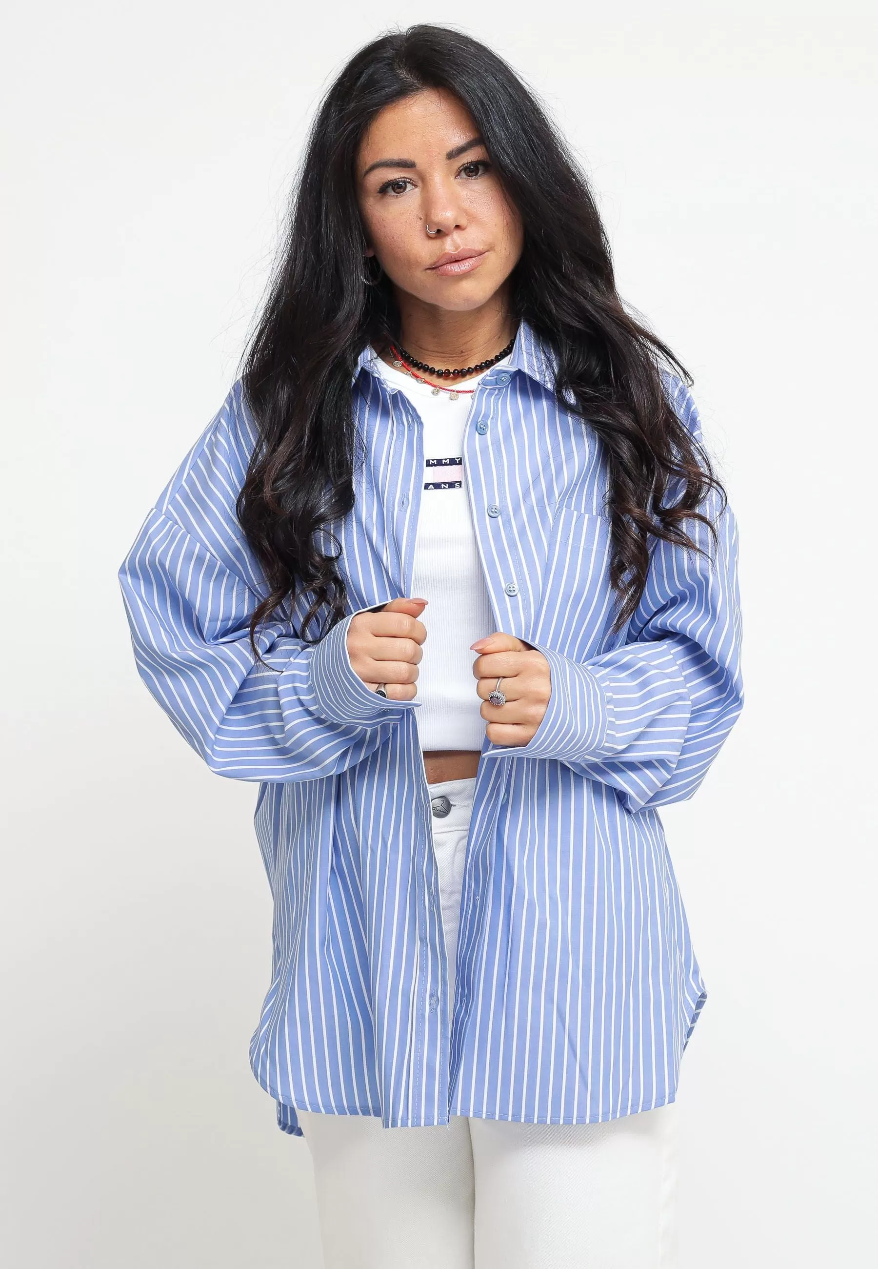 Camicia - Riga Azzurra