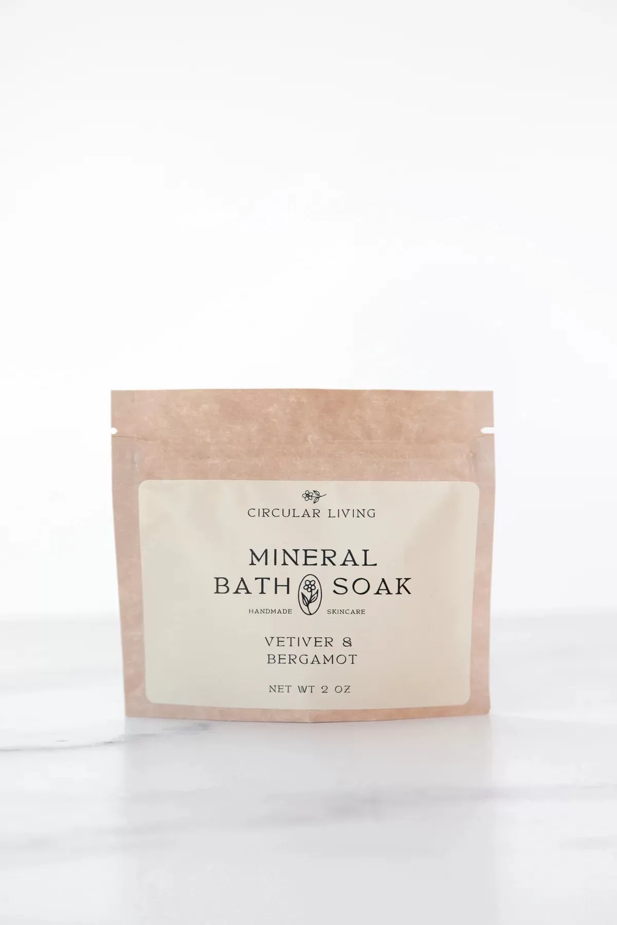 Circular Living :: Mineral Bath Soak Sachet, Vetiver & Bergamot