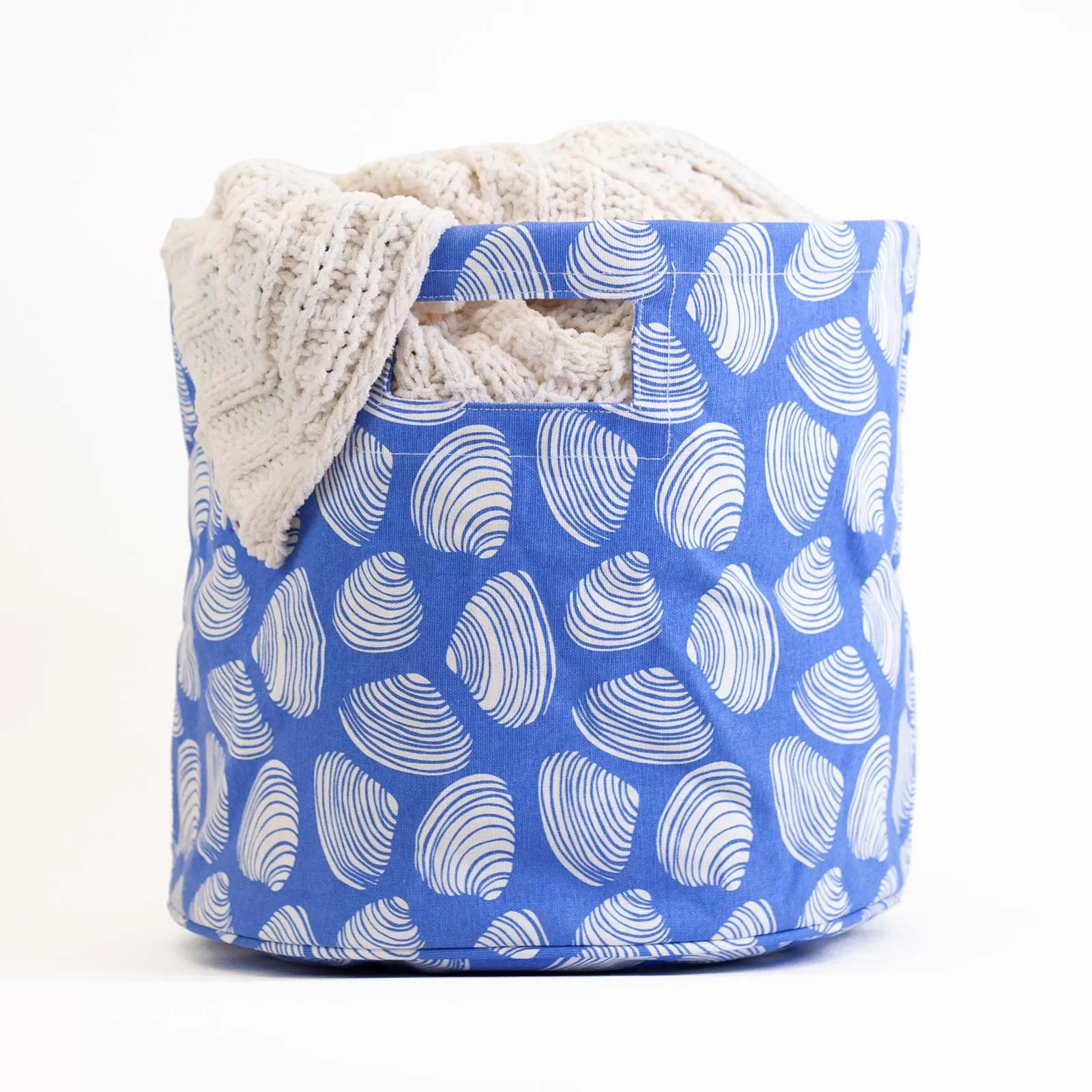 Clamshells Canvas Basket