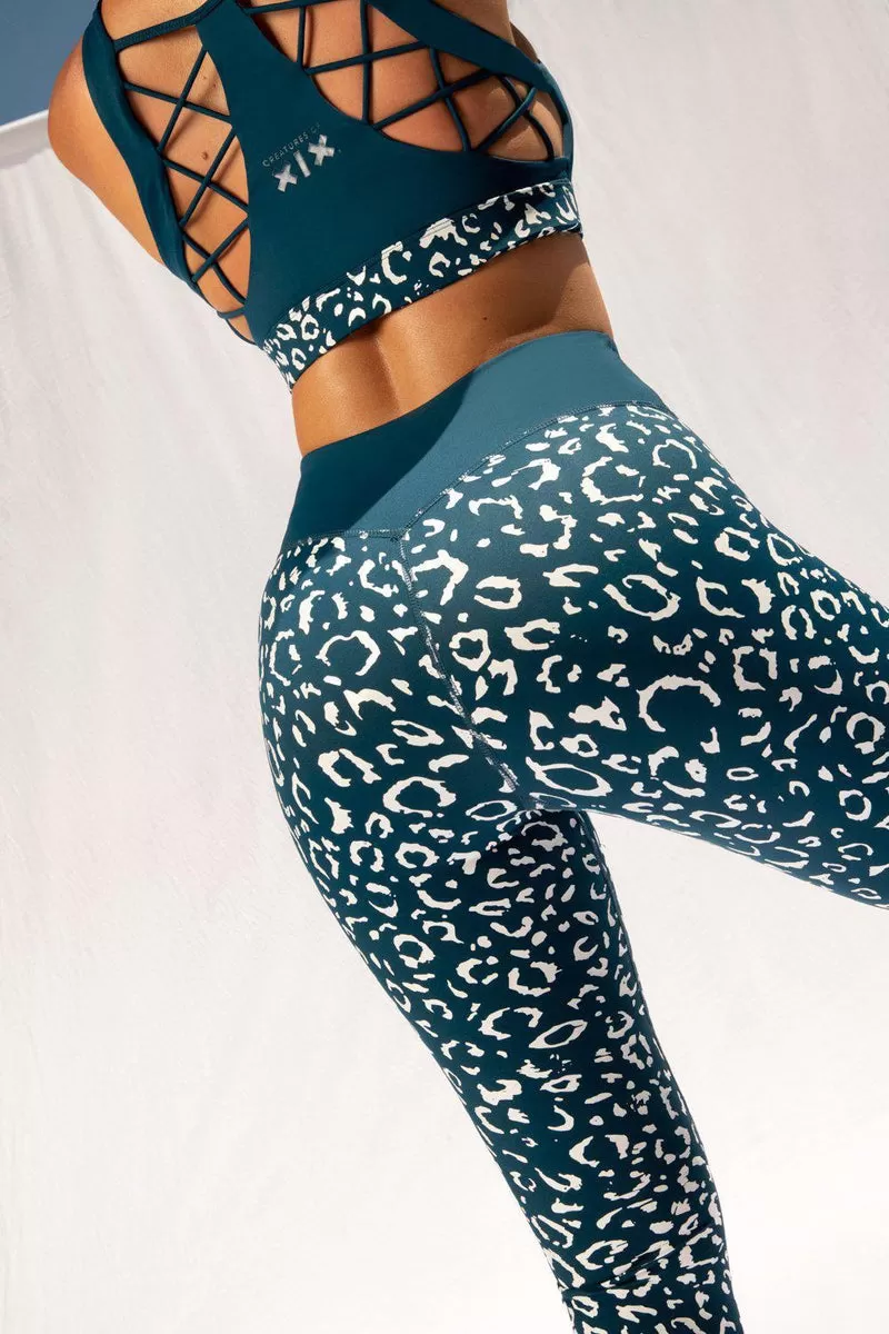 CXIX Gecko Grip Leggings - Twilight Leopard