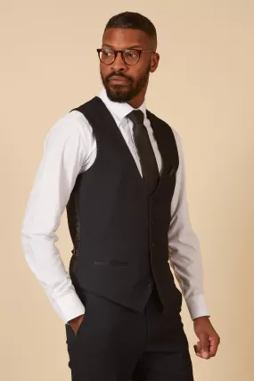 DALTON - Navy Diamond Waistcoat