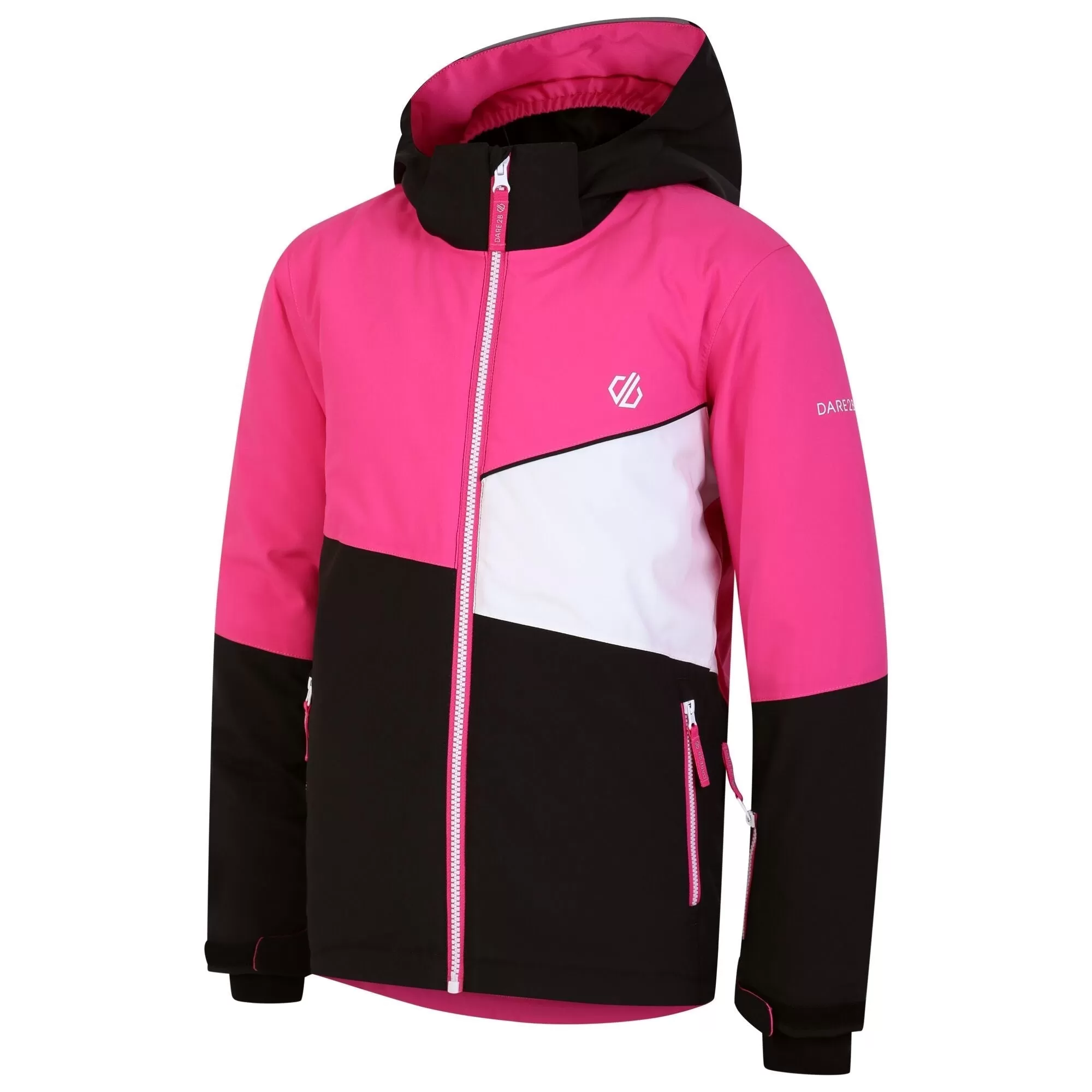 Dare2B Kids' Steazy Ski Jacket | Pure Pink Black