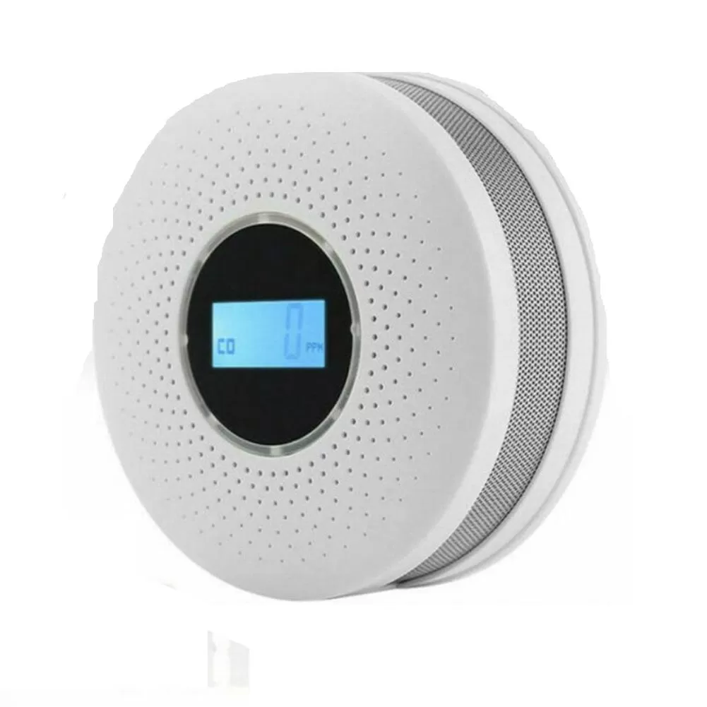 Digital Display Warning Smoke LCD Alarm Carbon Monoxide Detector