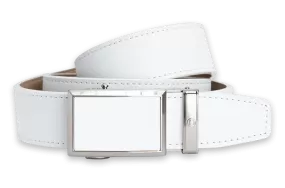 Go-In Traditions Smooth White, 1 3/8 Strap, Golf Belt