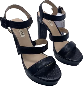 Guess Black Rayona2 Sandals UK 5 EU 38 👠