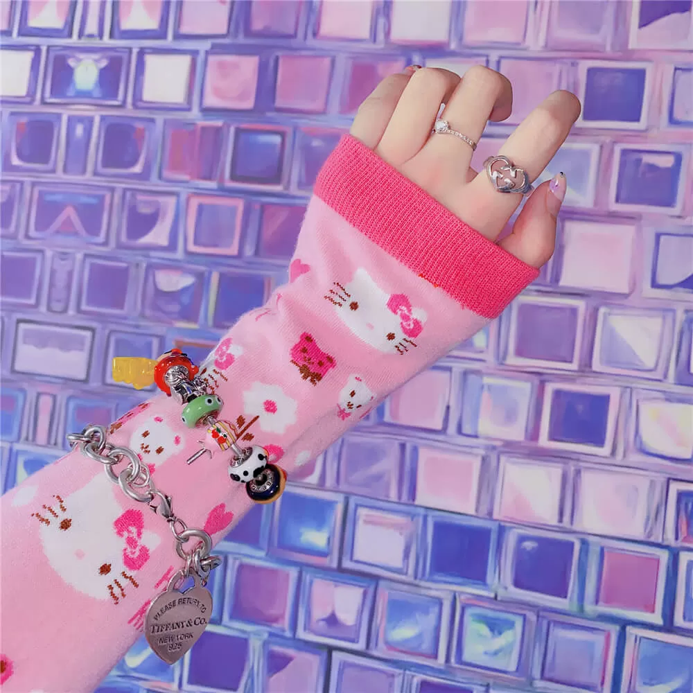 ''HELLO KITTY'' CUTE PINK JK CUFF BY06666