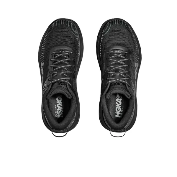 HOKA Men's Bondi 7 (Wide Width) Black/Black