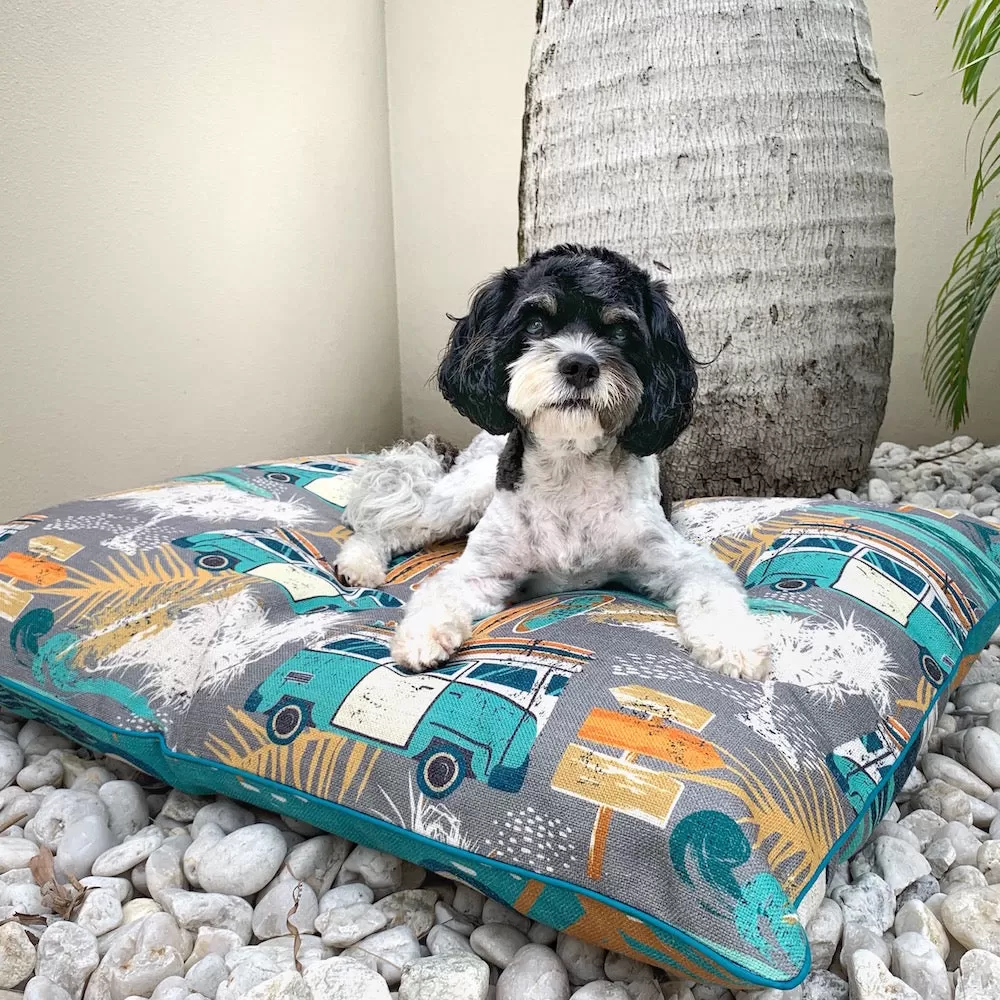 Indie ECO Pet Bed - Byron Surf