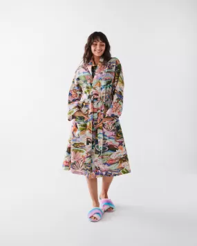 Kip & Co X Kezz Brett LADIES | Waterlily Waterway Linen Robe