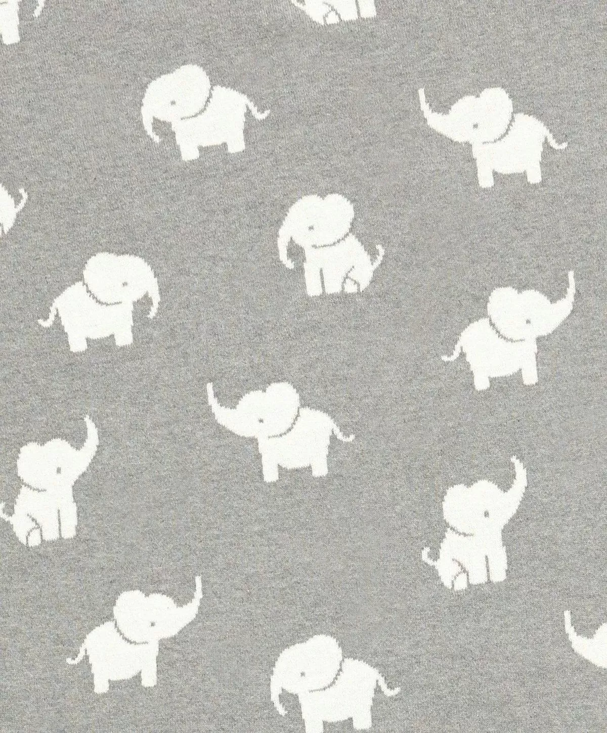 Mamas & Papas Knitted  Blanket -  Welcome To The World, Elephant Grey