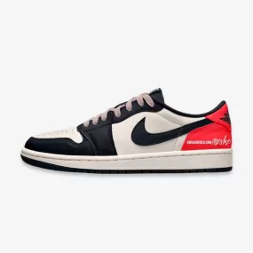 (Men's) Air Jordan 1 Low OG x PSG 'Sail / Off Noir' (2024) HF8828-100