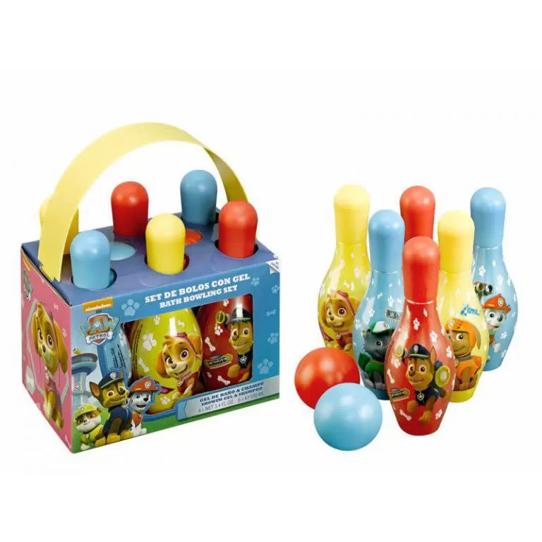 Paw Patrol Bowling Set 6xgel 100ML   2 Palline