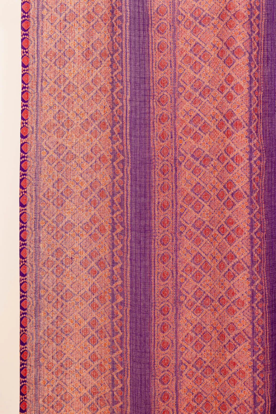 Purple Kolam Doria Dupatta