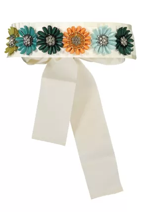 Ribbon Belt - Daisy Stones