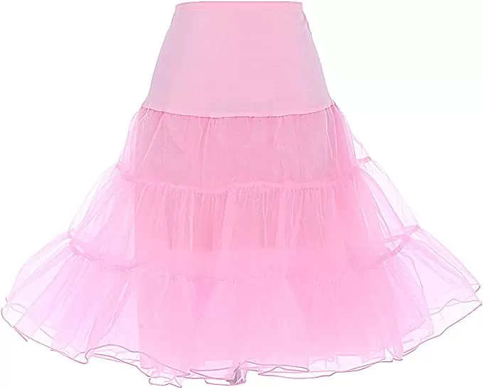 Rockabilly Petticoat, Crinoline - Adult Pink Standard