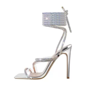 Sandals Queen Chrystal (Silver)