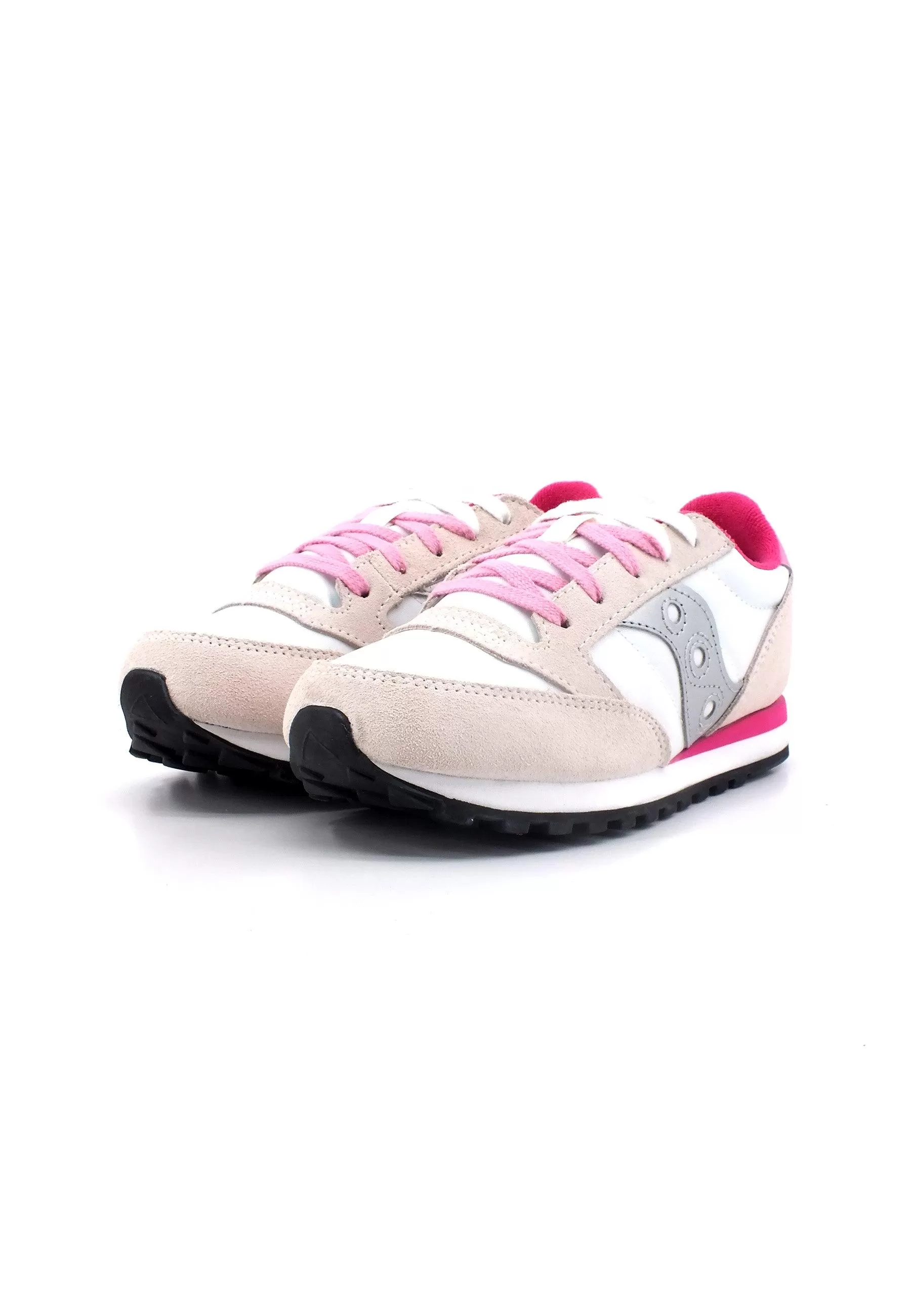 SAUCONY Jazz Original Sneaker Bimbo White Silver Pink SK167024