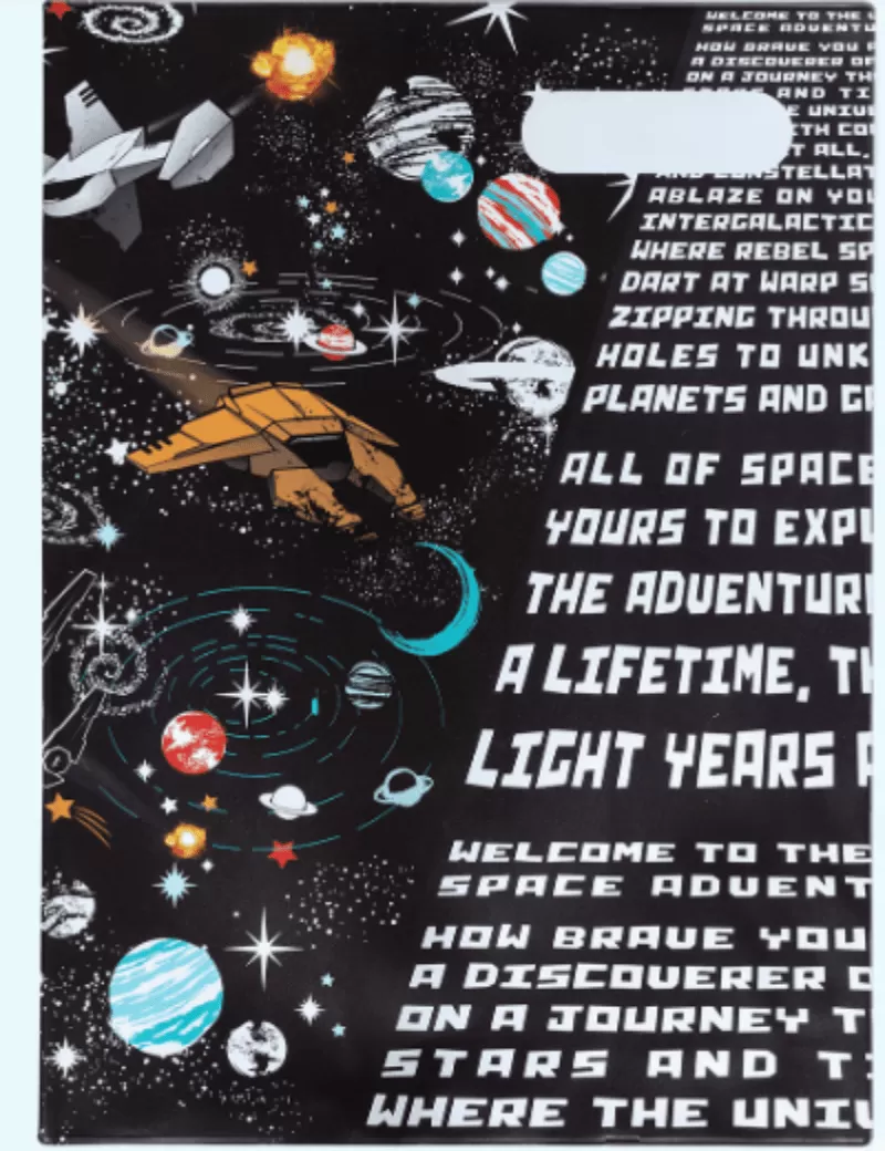 Spencil Scrapbook Covers Space Adventures