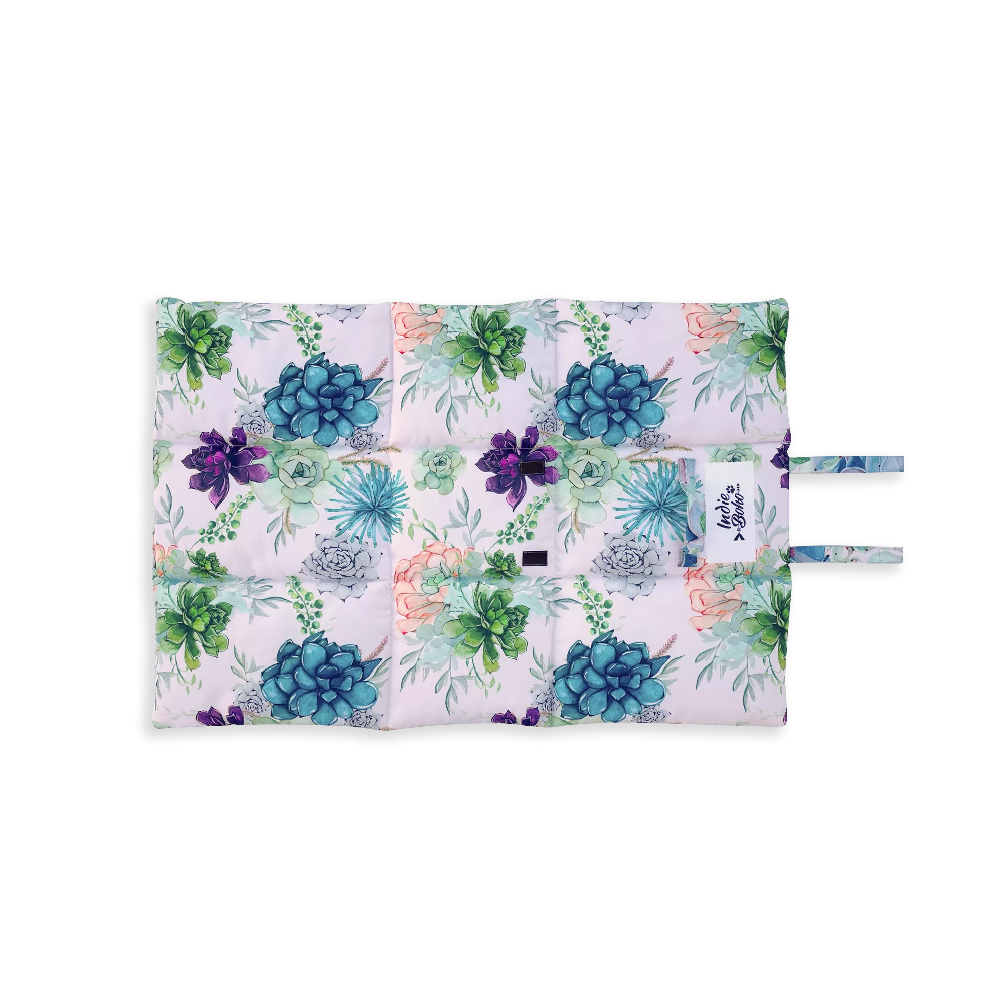 Succulent Medley Pet Travel Mat