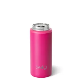 Swig Hot Pink Skinny Can Cooler (12oz)