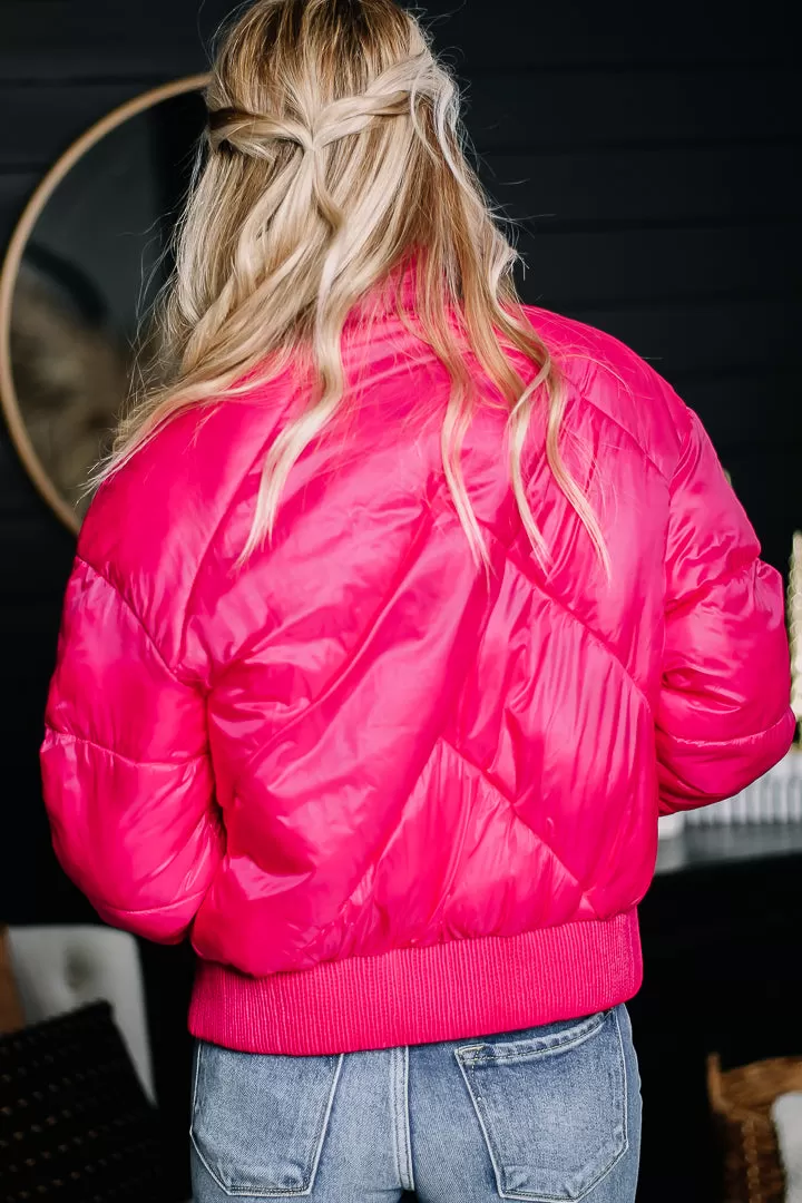 That Is SO Fetch Puffer Coat | Pink