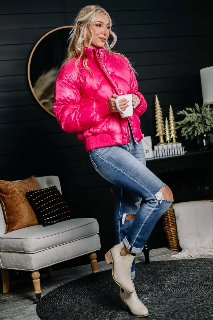 That Is SO Fetch Puffer Coat | Pink