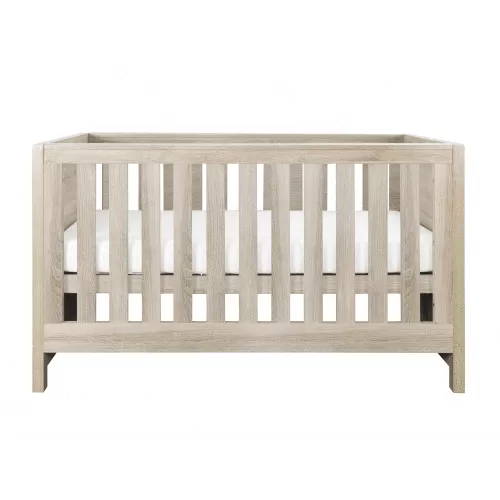 Tutti Bambini Modena 3 Piece Room Set (Cot Bed, Changer, Wardrobe) Oak