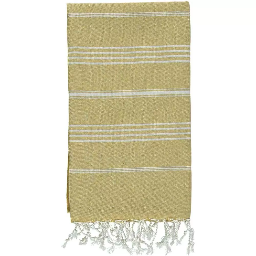 Yellowish - 100% Cotton Mini Turkish Towel