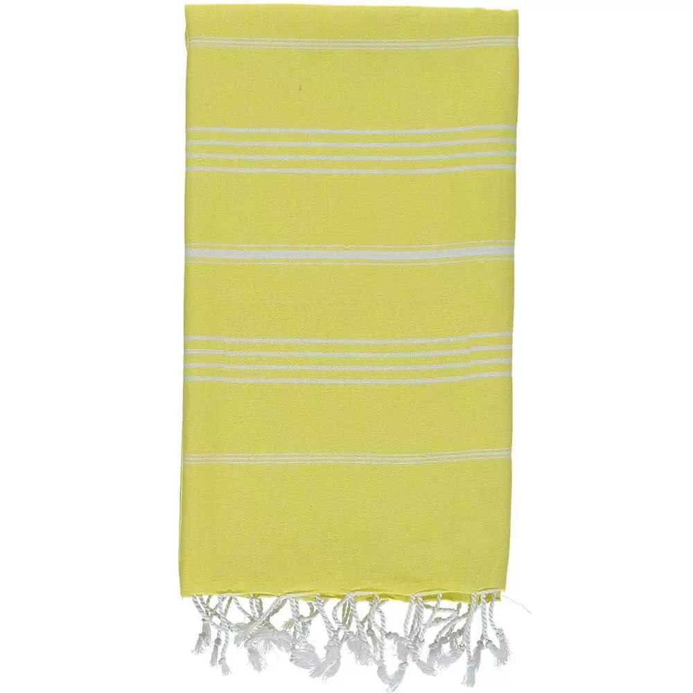 Yellowish - 100% Cotton Mini Turkish Towel