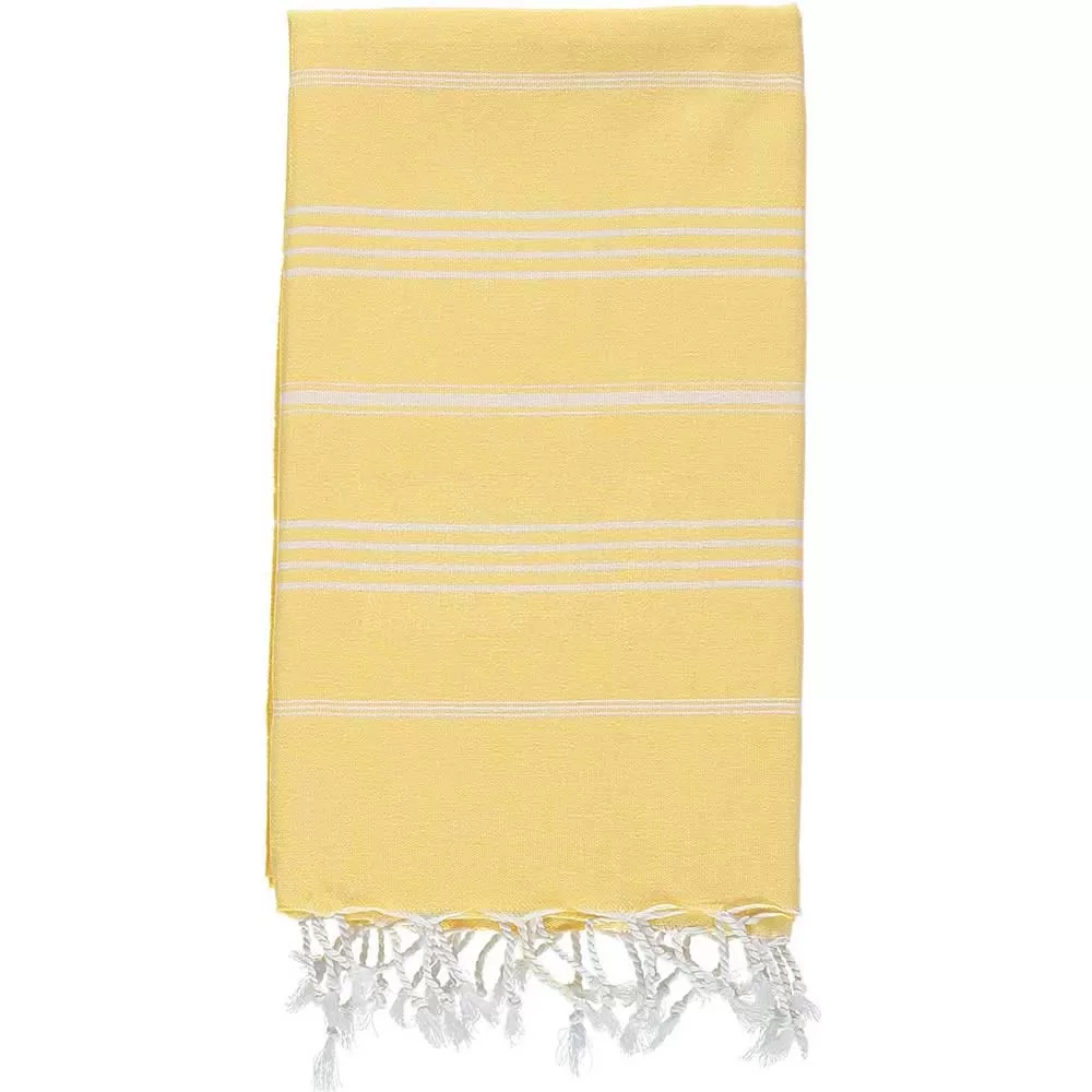 Yellowish - 100% Cotton Mini Turkish Towel