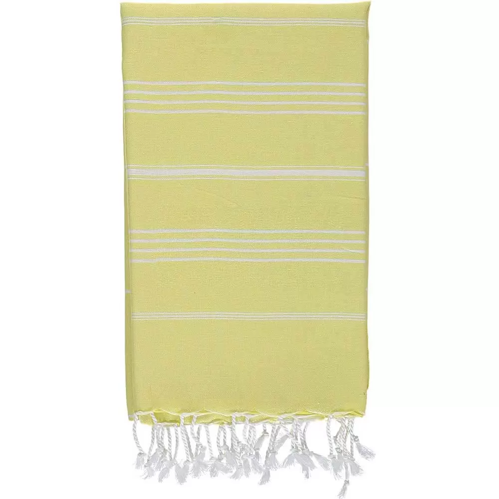 Yellowish - 100% Cotton Mini Turkish Towel